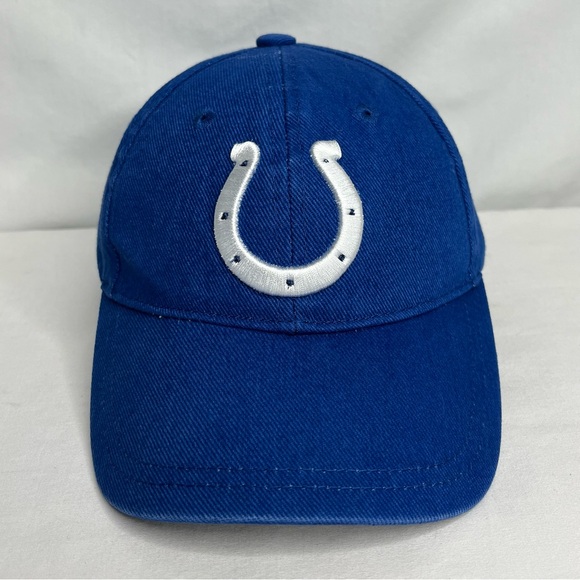 NFL Team Apparel Royal Blue Indianapolis Colts Toddler Baseball Hat. - Picture 1 of 10